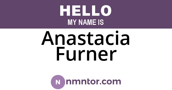 Anastacia Furner
