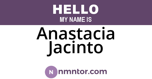 Anastacia Jacinto