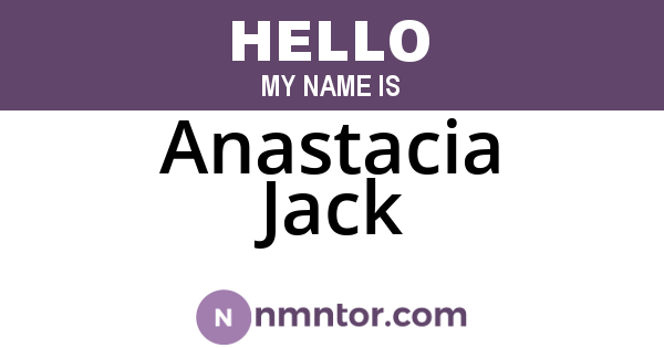 Anastacia Jack
