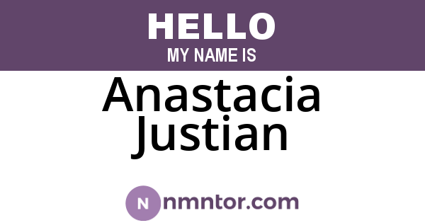 Anastacia Justian