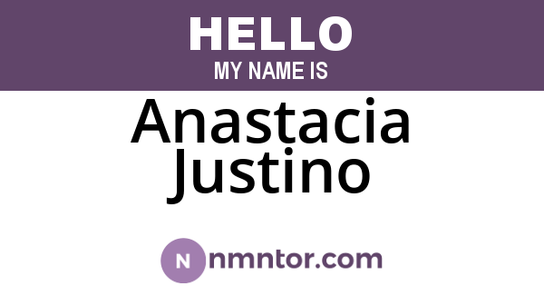 Anastacia Justino