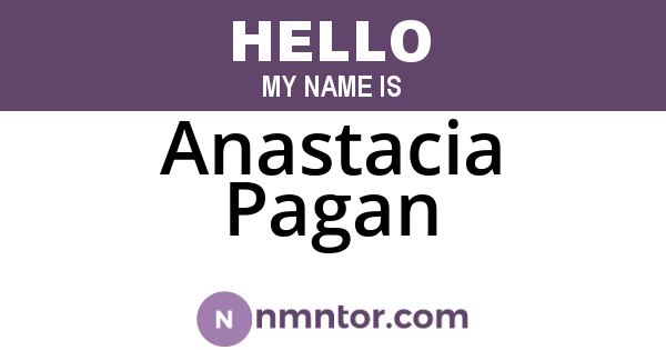 Anastacia Pagan