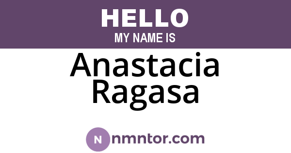 Anastacia Ragasa