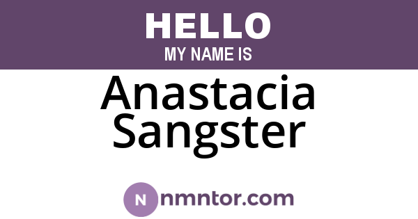 Anastacia Sangster