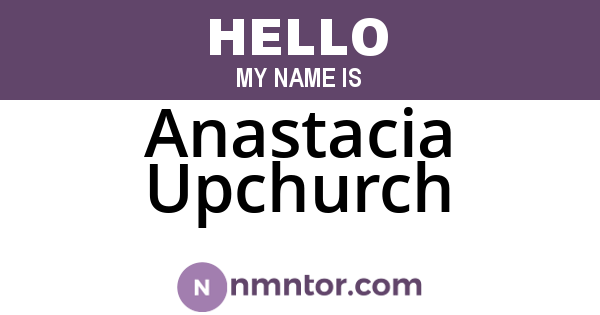 Anastacia Upchurch