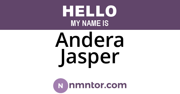 Andera Jasper