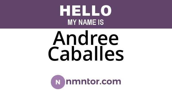 Andree Caballes