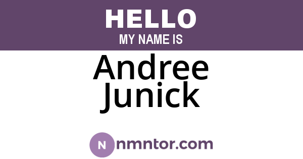 Andree Junick