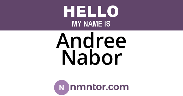 Andree Nabor