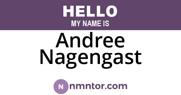 Andree Nagengast
