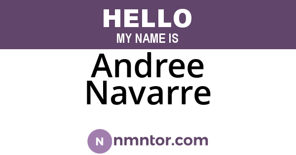 Andree Navarre