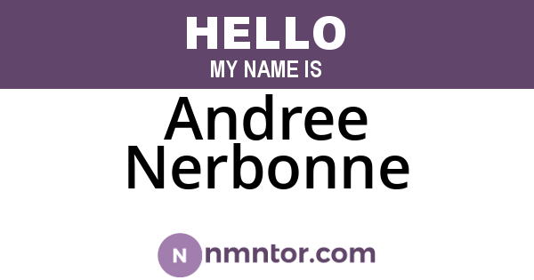 Andree Nerbonne