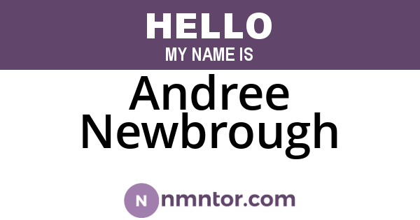 Andree Newbrough
