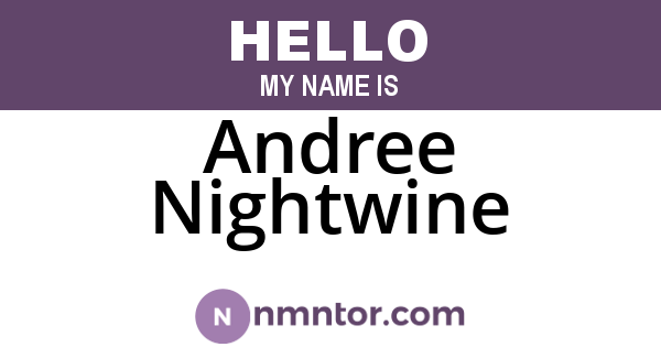 Andree Nightwine