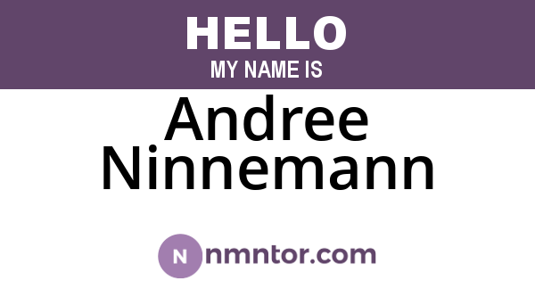 Andree Ninnemann