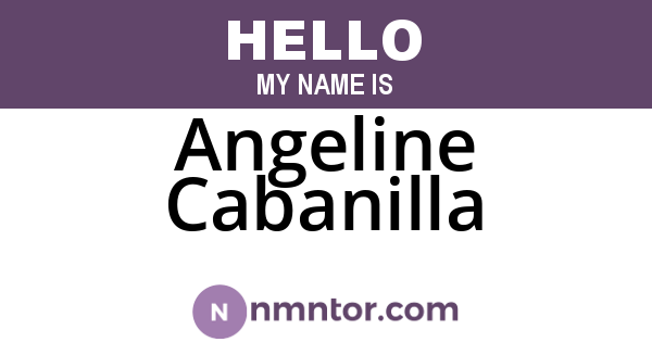 Angeline Cabanilla