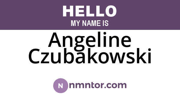Angeline Czubakowski