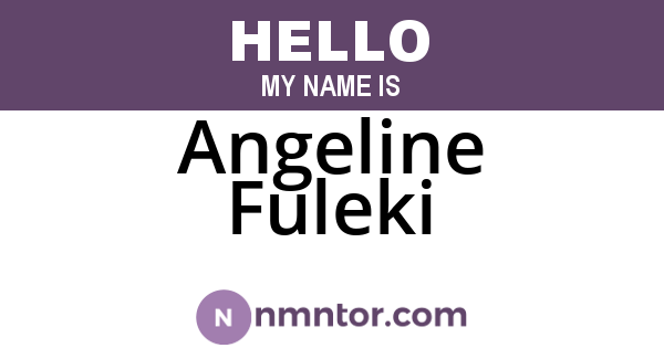 Angeline Fuleki