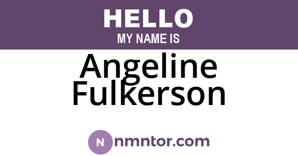 Angeline Fulkerson