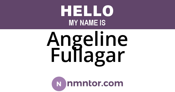 Angeline Fullagar