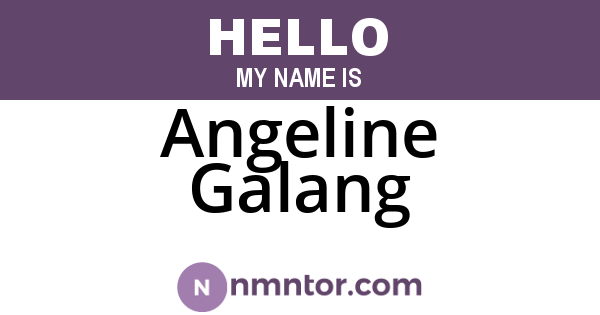 Angeline Galang