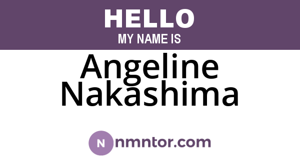 Angeline Nakashima
