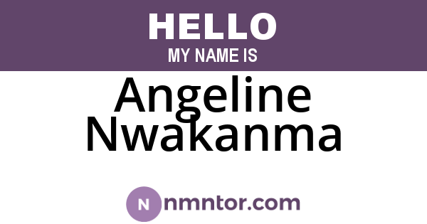 Angeline Nwakanma