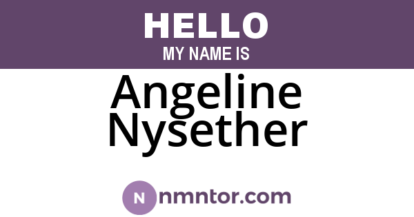Angeline Nysether