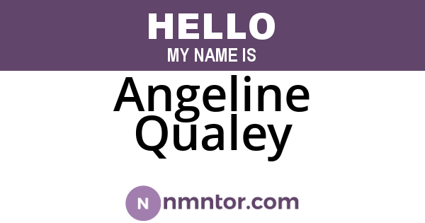 Angeline Qualey