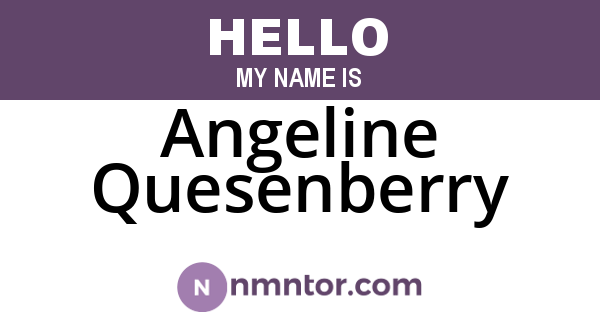 Angeline Quesenberry