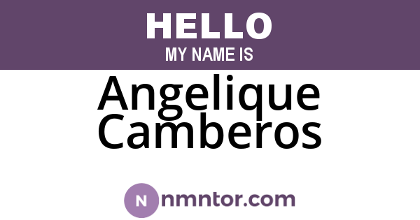 Angelique Camberos