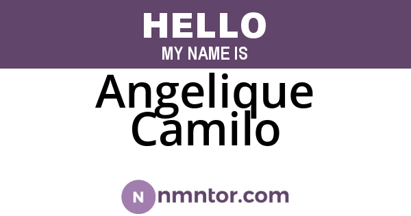 Angelique Camilo