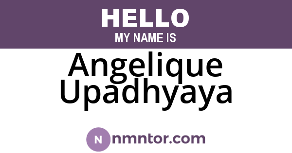 Angelique Upadhyaya