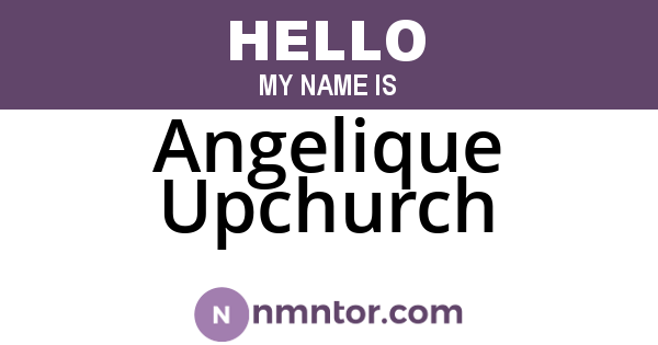 Angelique Upchurch