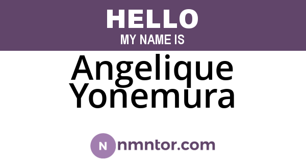 Angelique Yonemura