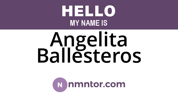 Angelita Ballesteros