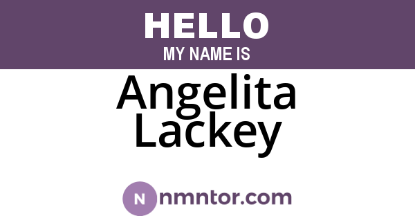 Angelita Lackey