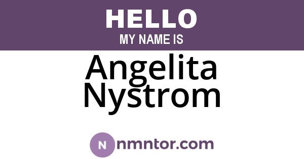 Angelita Nystrom