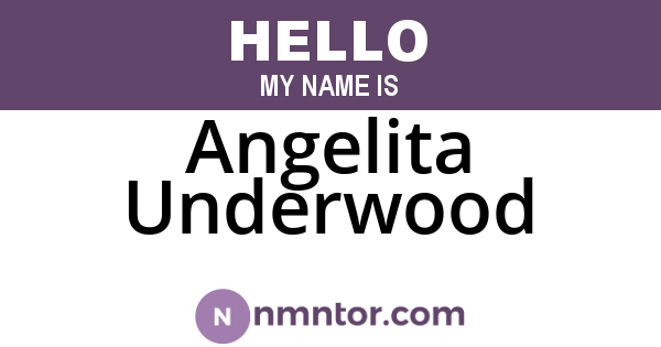Angelita Underwood