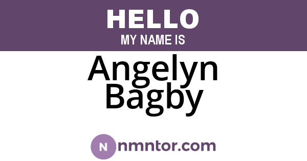 Angelyn Bagby