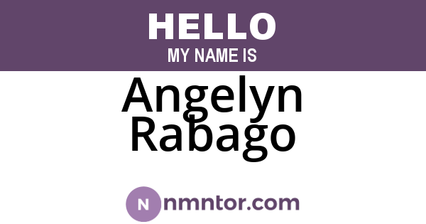 Angelyn Rabago