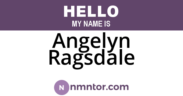 Angelyn Ragsdale