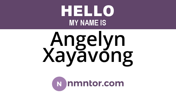 Angelyn Xayavong
