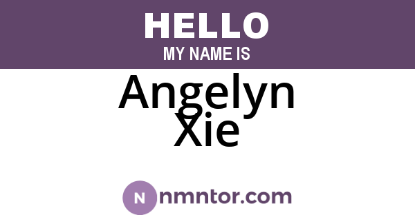 Angelyn Xie