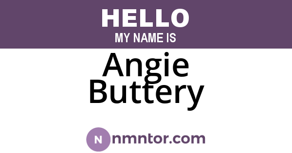 Angie Buttery