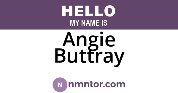 Angie Buttray