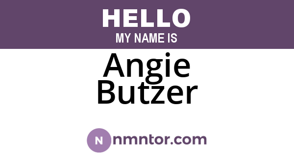 Angie Butzer