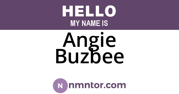 Angie Buzbee