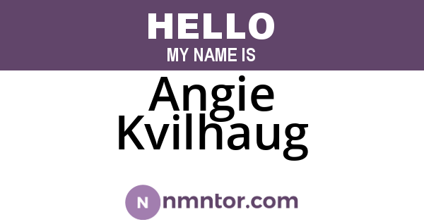 Angie Kvilhaug