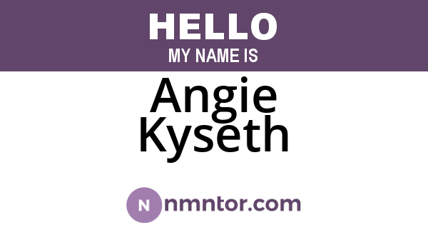 Angie Kyseth